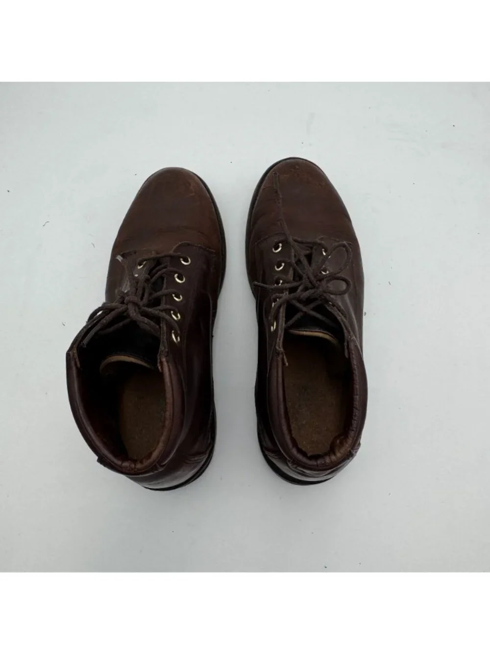 Vintage Filson Brown Leather Boots Mens 10 EE Field Chukka Smooth Toe Gumlite